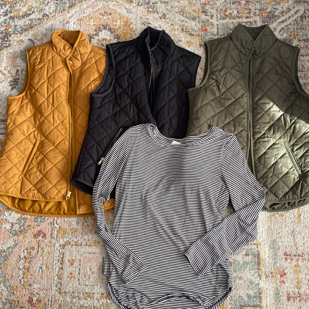 Old navy vests like new